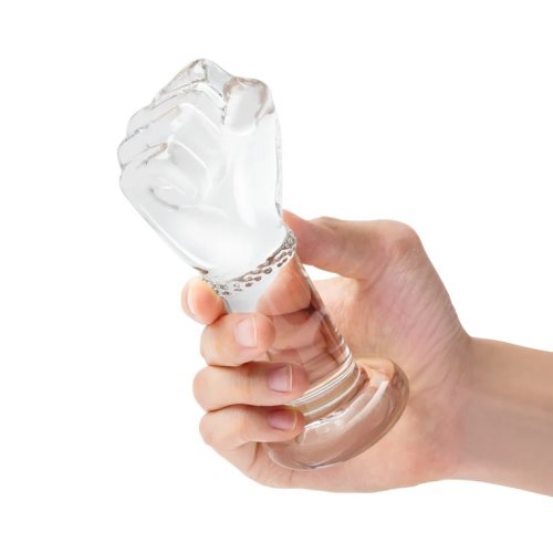 GLAS 5IN GLASS FIST BUTT PLUG