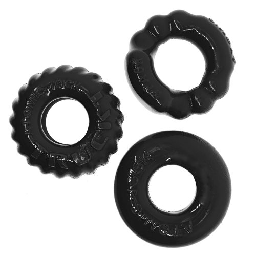 BONEMAKER 3-PACK C-RING BLACK (NET)