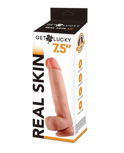 Get Lucky 7.5\" Real Skin Series - Flesh