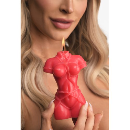 Bound Goddess Drip Candle - Red