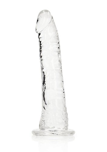 REALROCK SLIM DILDO 6IN TRANSPARENT