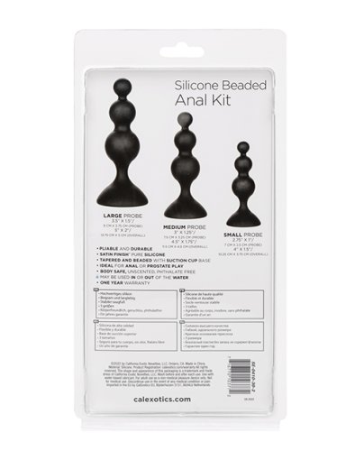 Silicone Beaded Anal Kit