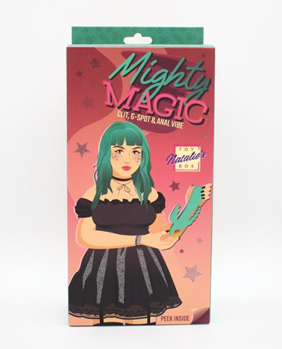 Natalie\'s Toy Box Mighty Magic Clit, G-Spot & Anal Vibrator - Aqua