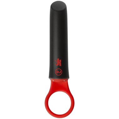 KINK POWER PLAY W SILICONE GRIP RING BLACK/RED