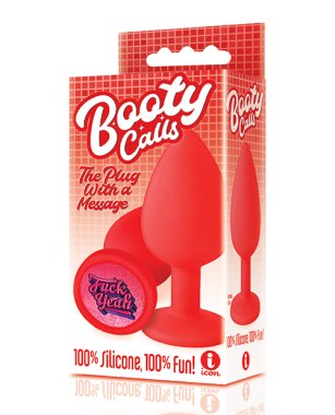 The 9's Booty Talk Fuck Yeah Plug - Red