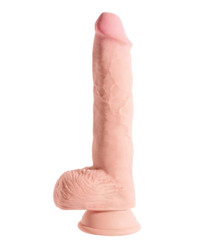 King Cock Plus 10\" Triple Density Fat Cock w/Balls