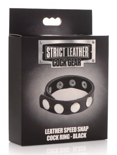 STRICT LEATHER COCK SPEED SNAP COCK RING BLACK