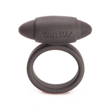 Vibrating Super Soft Cock Ring Black (Colour - Black)