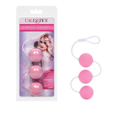 FIRST TIME LOVE BALLS TRIPLE LOVER PINK