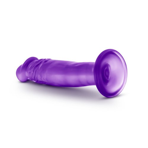 B YOURS SWEET N SMALL 6IN DILDO W/ SUCTION CUP PURPLE