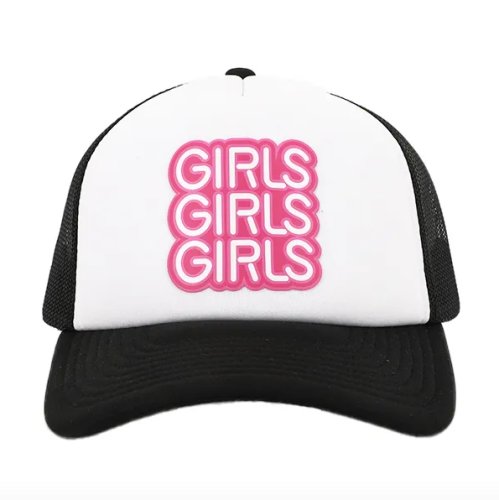 GIRLS GIRLS GIRLS Trucker Hat *