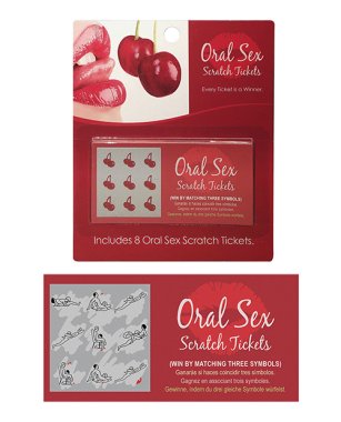 Oral Sex Scratch Tickets - Every Ticket is a Winner