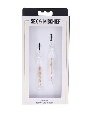 SEX & MISCHIEF PEARL NIPPLE TIES