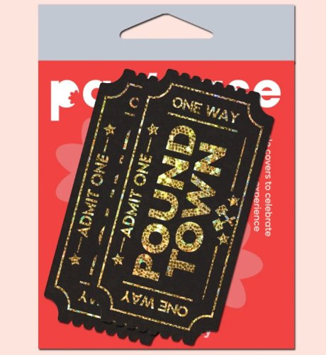 PASTEASE POUND TOWN ONE-WAY TICKETS GOLD GLITTER