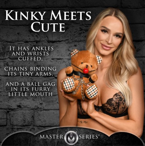 Gagged Bondage Teddy Bear Plush