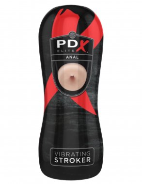 PDX ELITE VIBRATING ANAL STROKER