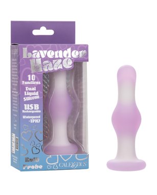 Lavender Haze Bulb Anal Probe - Lavender/White