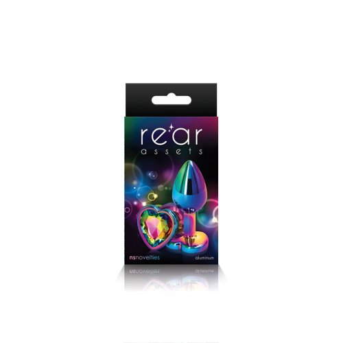 REAR ASSETS MULTICOLOR HEART MEDIUM RAINBOW