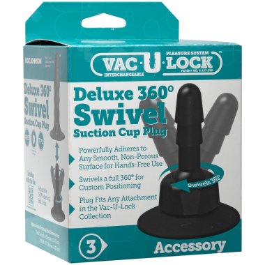 Vac-U-Lock Deluxe 360? Swivel Suction Cup Plug