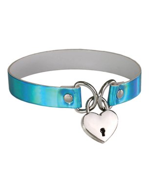 Plesur Holographic Lock Collar - Blue