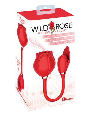 Wild Rose & Bullet Vibrator - Red