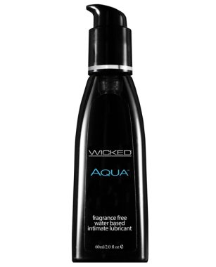 Wicked Sensual Care Aqua Water Based Lubricant - 2 oz Fragrance Free