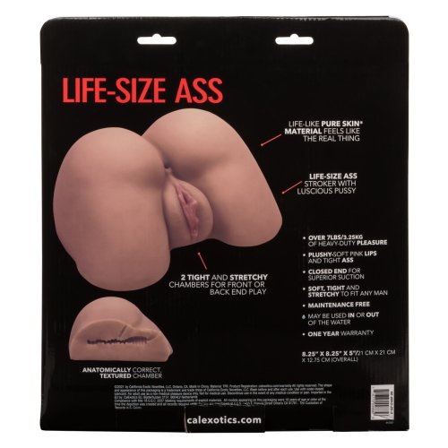 STROKE IT LIFE-SIZE ASS BROWN