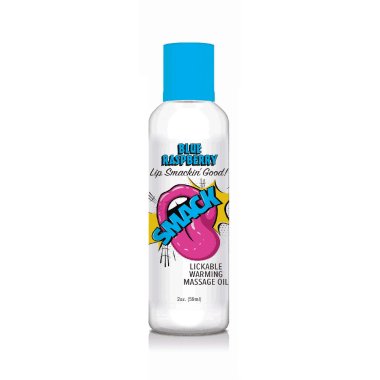 Warming & Lickable Massage Oil BlueRaspb