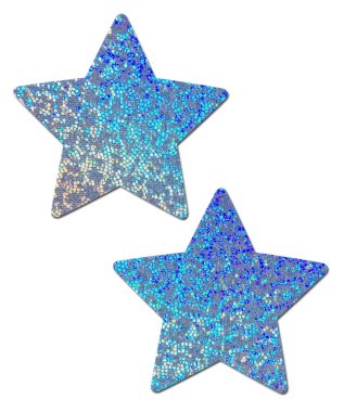 PASTEASE BLUE GLITTER STAR