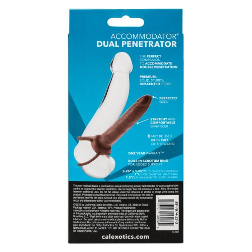 ACCOMMODATOR DUAL PENETRATOR BROWN