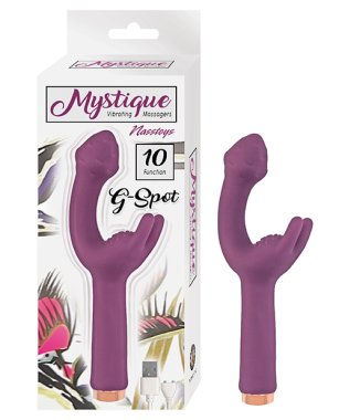 Mystique Vibrating G Spot Massager - Eggplant