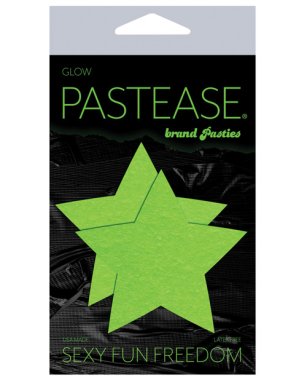 Pastease Premium Star - Glow in the Dark Green O/S