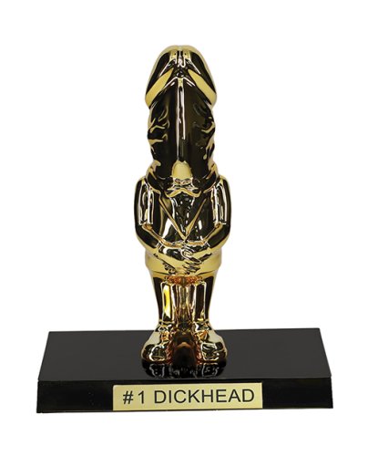 Shots The Dickheads Gold Trophy