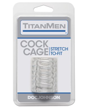 Titanmen Tools Cock Cage - Clear