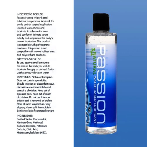 Passion Lubricants Water-Based 10oz