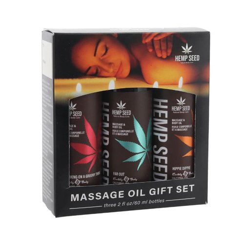 Hemp Seed Summer Massage Oil Trio Set