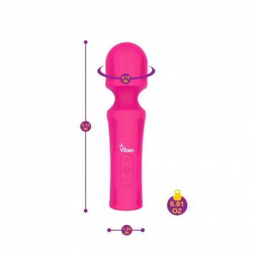 VIBEN MIGHTY MUSE HOT PINK POWERFUL PERSONAL WAND