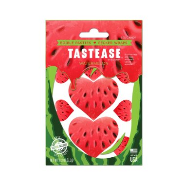 TASTEASE EDIBLE PASTIES & PECKER WRAPS IN WATERMELON