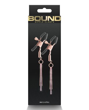 Bound D3 Nipple Clamps - Rose Gold