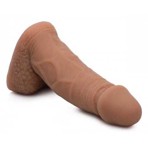 Large Bulge Packer Dildo - Medium Tone