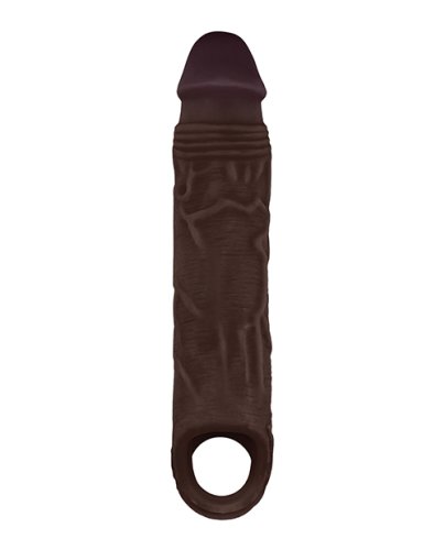 Shaft Model F Flexskin Liquid Silicone 7.8\" Sheath - Mahogany