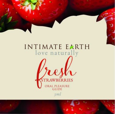INTIMATE EARTH STRAWBERRY FOIL PACK 3ml (EACHES)