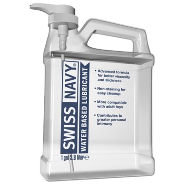 Swiss Navy Water 1 Gallon/3.8 L