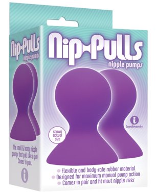 The 9's Silicone Nip Pulls - Violet