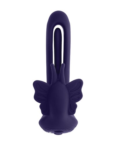 Evolved Lord of the Wings Flapping & Vibrating Stimulator - Purple