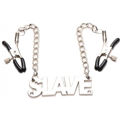 Enslaved Slave Chain Nipple Clamps