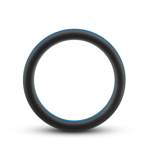 PERFORMANCE SILICONE GO PRO COCK RING BLACK/BLUE/BLACK