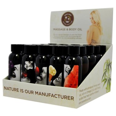 Edible Massage Oil Display - 25pc