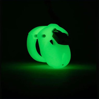 Mini-Me Cock Cage Kit - Glow in Dark