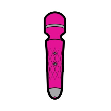 Enamel Pin: Pink Mini Wand Massager *